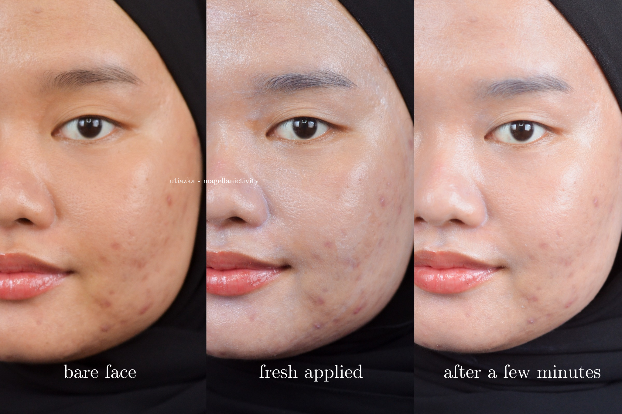 face swatch face swatch Anessa Perfect UV Sunscreen Skincare Milk SPF 50+ PA++++ (Doraemon Limited Edition Packaging)